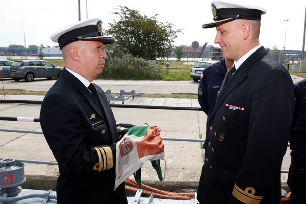 Pożegnanie Dowódcy I Grupy Trałowców